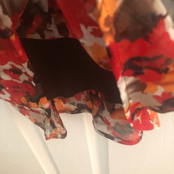 Jessica Midi Floral Deep V Neck Sleeveless Slip on Dress Size 8 - Picture 7 of 13